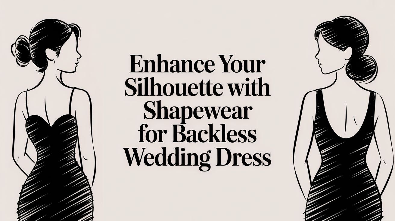 Enhance Your Silhouette with shapewear for backless wedding dress
