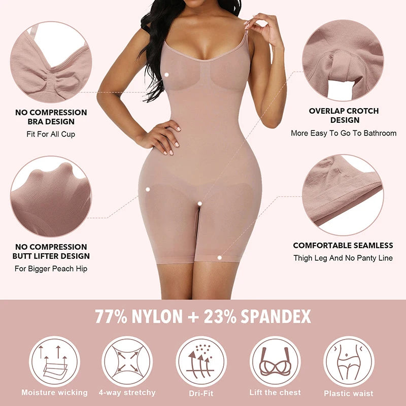 Seamless Push Up Corset  Slimming  Underwear