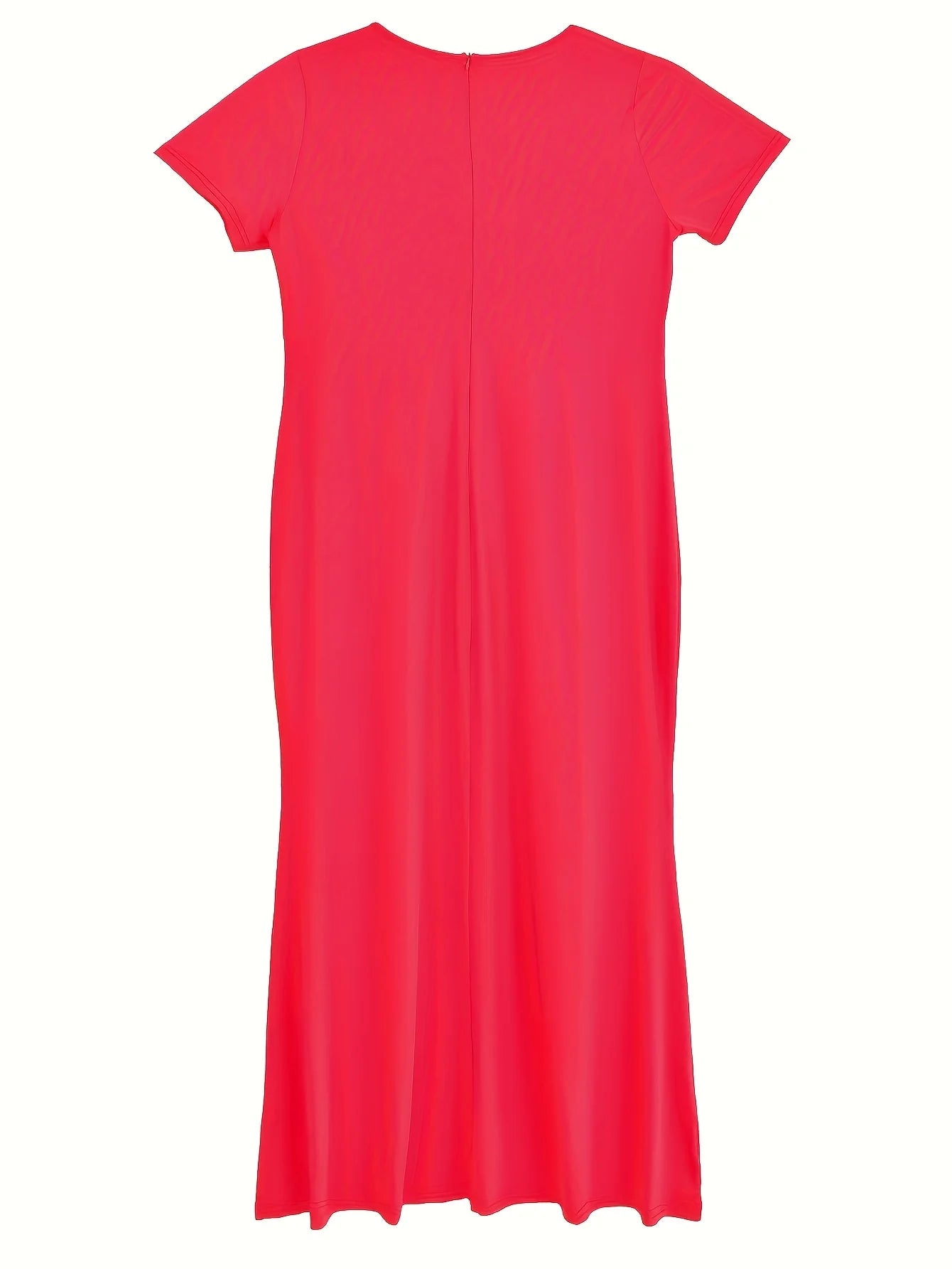 The Flow State Plus Size Summer Dress | Woven Solid Color Festival Maxi