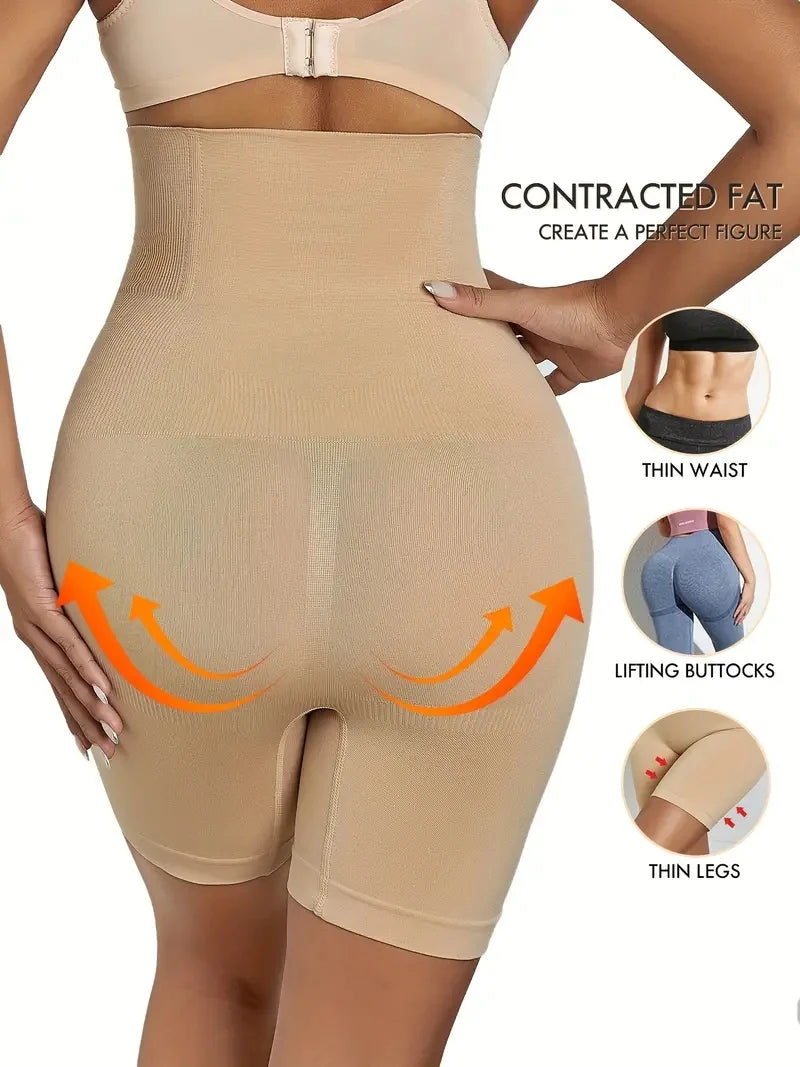 High Waist Shaping  Tummy Control Slim Shorts