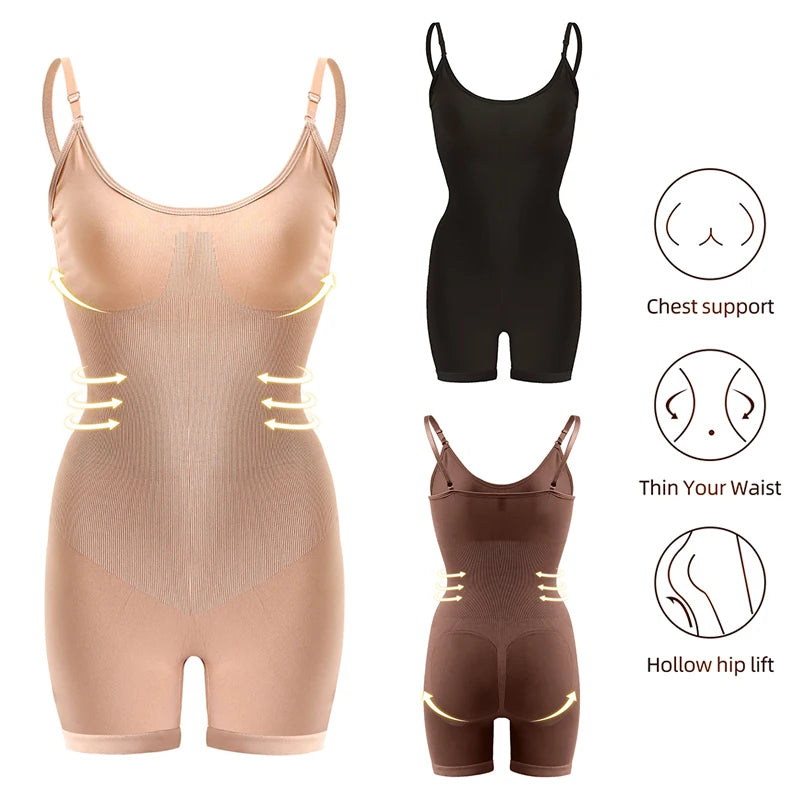 Seamless Push Up Corset  Slimming  Underwear