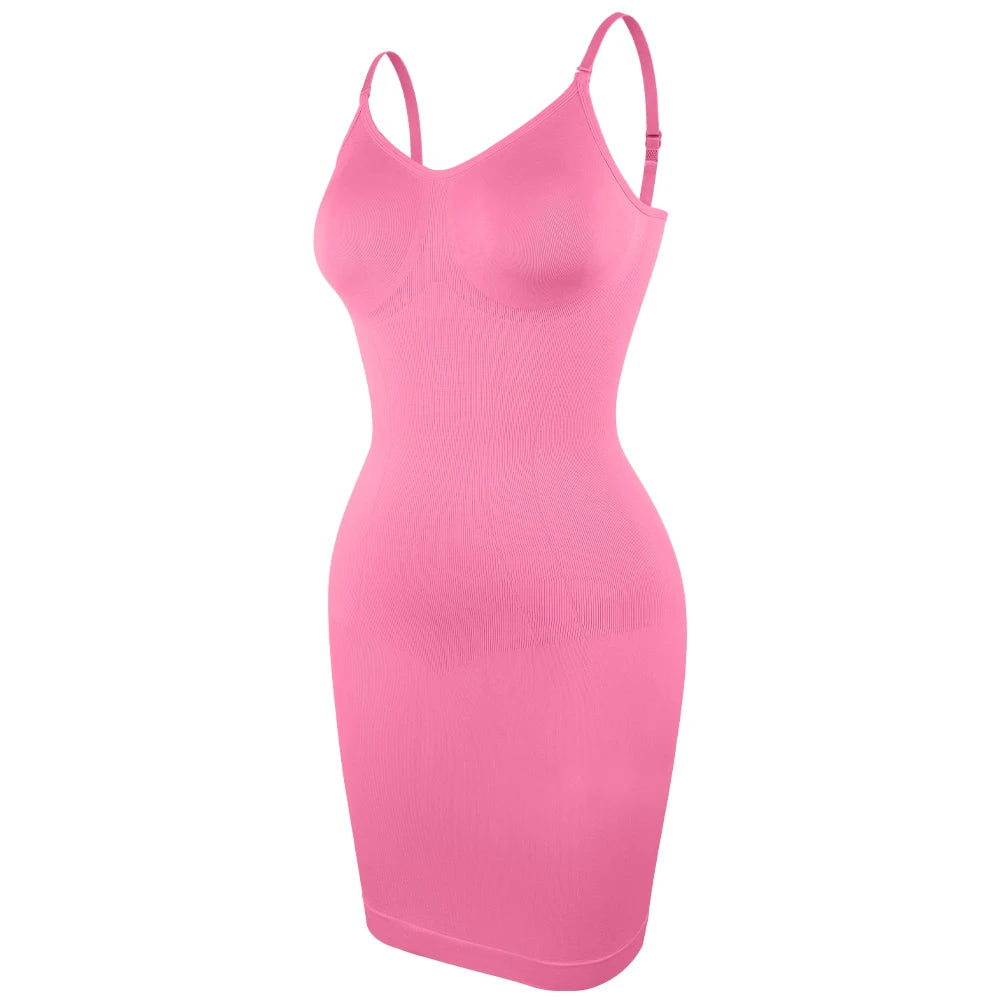 Seamless Tummy Control Full Slip Body Shaper Dress