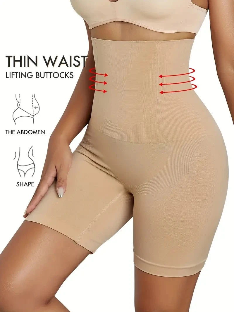 High Waist Shaping  Tummy Control Slim Shorts